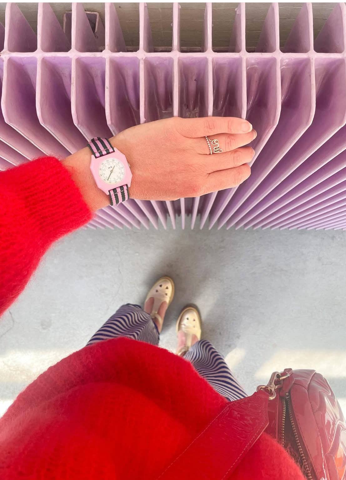 Mini Kyomo Lavender Field Watch