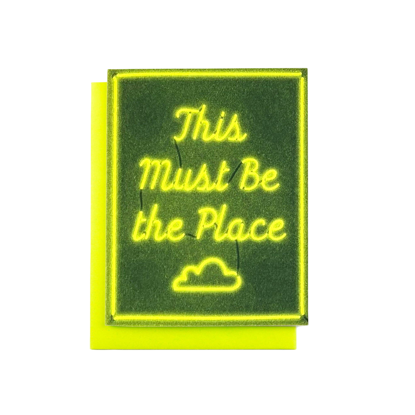 This Must Be the Place Risograph Card