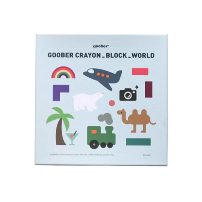 Block Crayons & Coloring Book Set