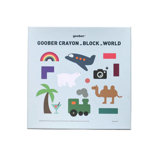 Block Crayons & Coloring Book Set