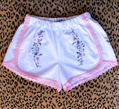 Embroidered Italian Dolphin Shorts - One of a Kind