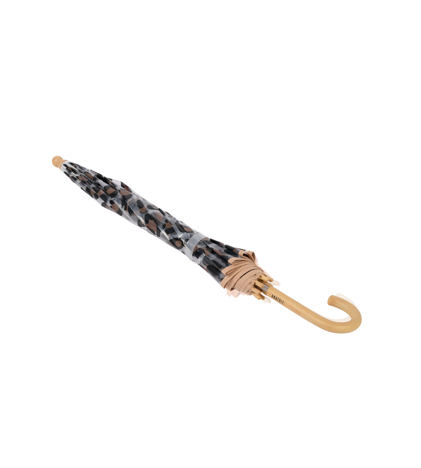 Clear Dome Umbrella - Leopard