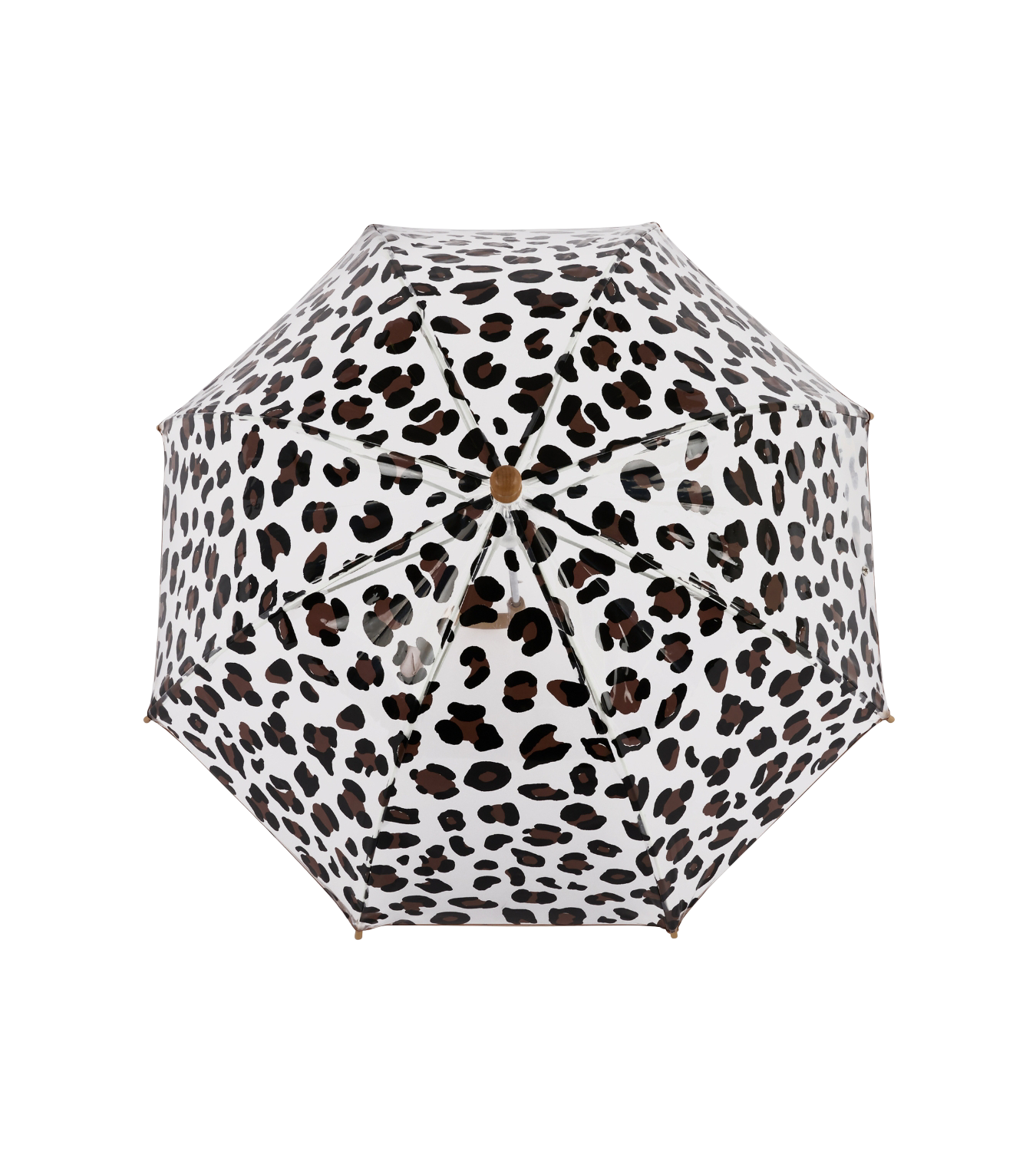 Clear Dome Umbrella - Leopard