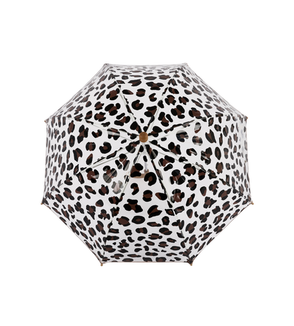 Clear Dome Umbrella - Leopard