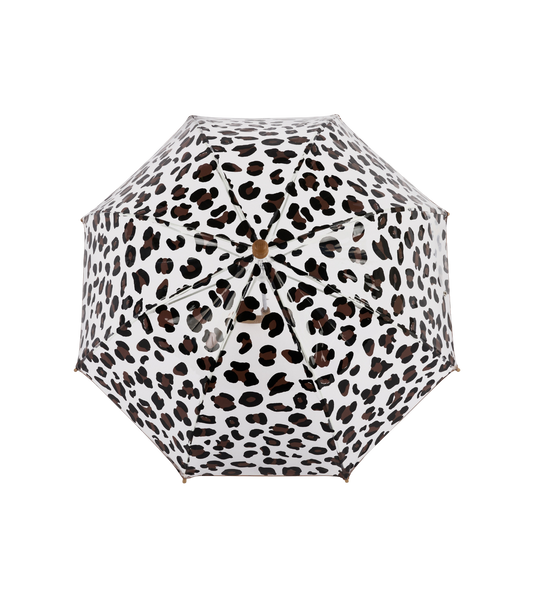 Clear Dome Umbrella - Leopard