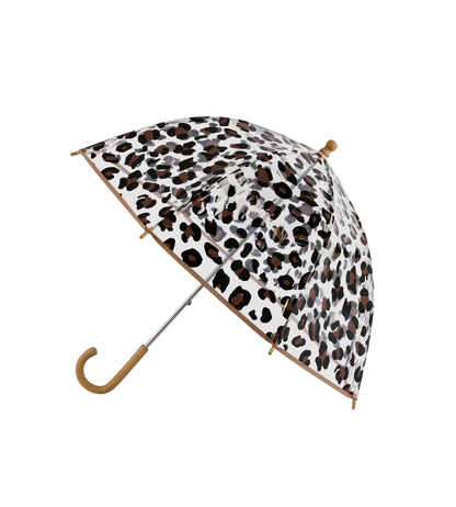 Clear Dome Umbrella - Leopard