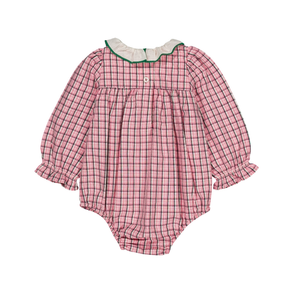 Amande Romper - Pink Check