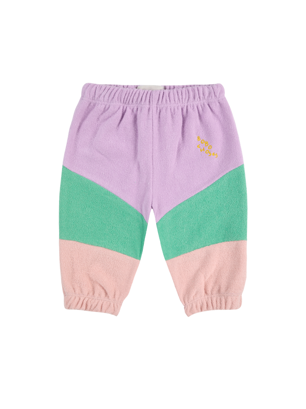 Lila Color Block Jogging Pants
