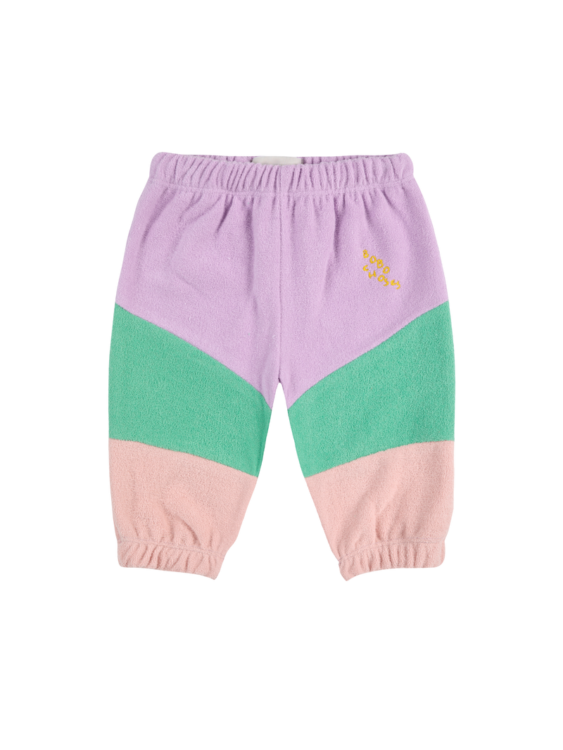 Lila Color Block Jogging Pants