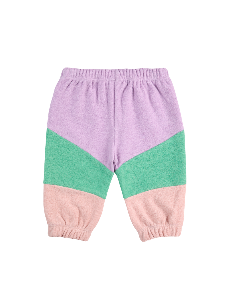 Lila Color Block Jogging Pants