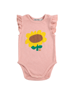 Sunflower Ruffled Onesie