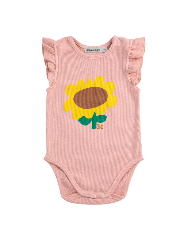 Sunflower Ruffled Onesie