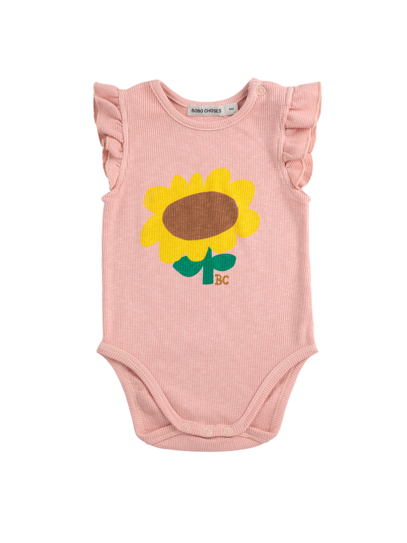 Sunflower Ruffled Onesie
