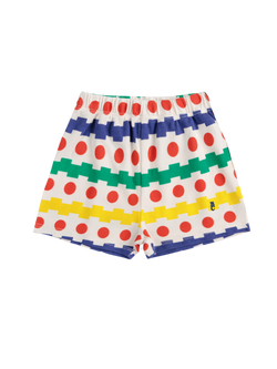 Geometric Waffle Shorts