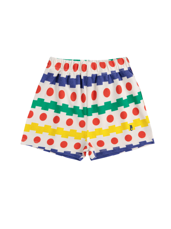 Geometric Waffle Shorts
