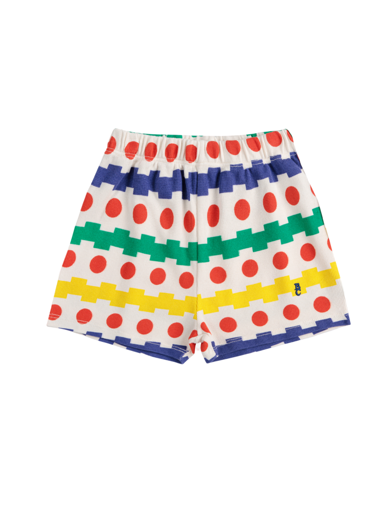 Geometric Waffle Shorts