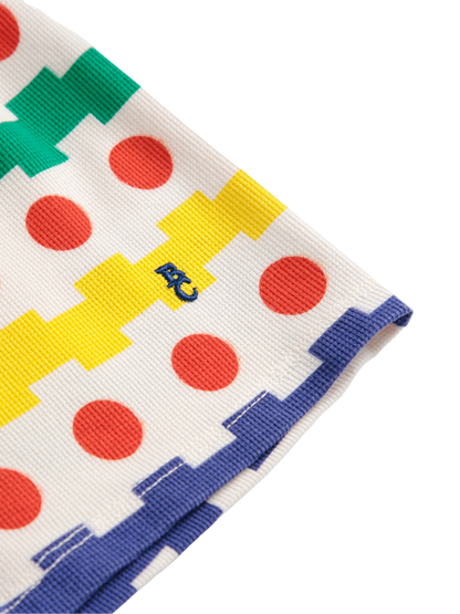 Geometric Waffle Shorts