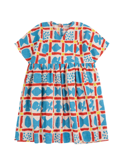 Geometric Game Woven Dress