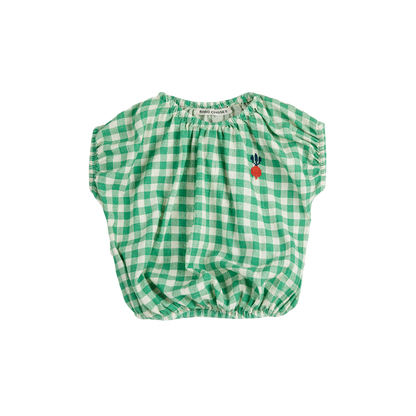 Pixel Sugar Beet Vichy Woven Blouse