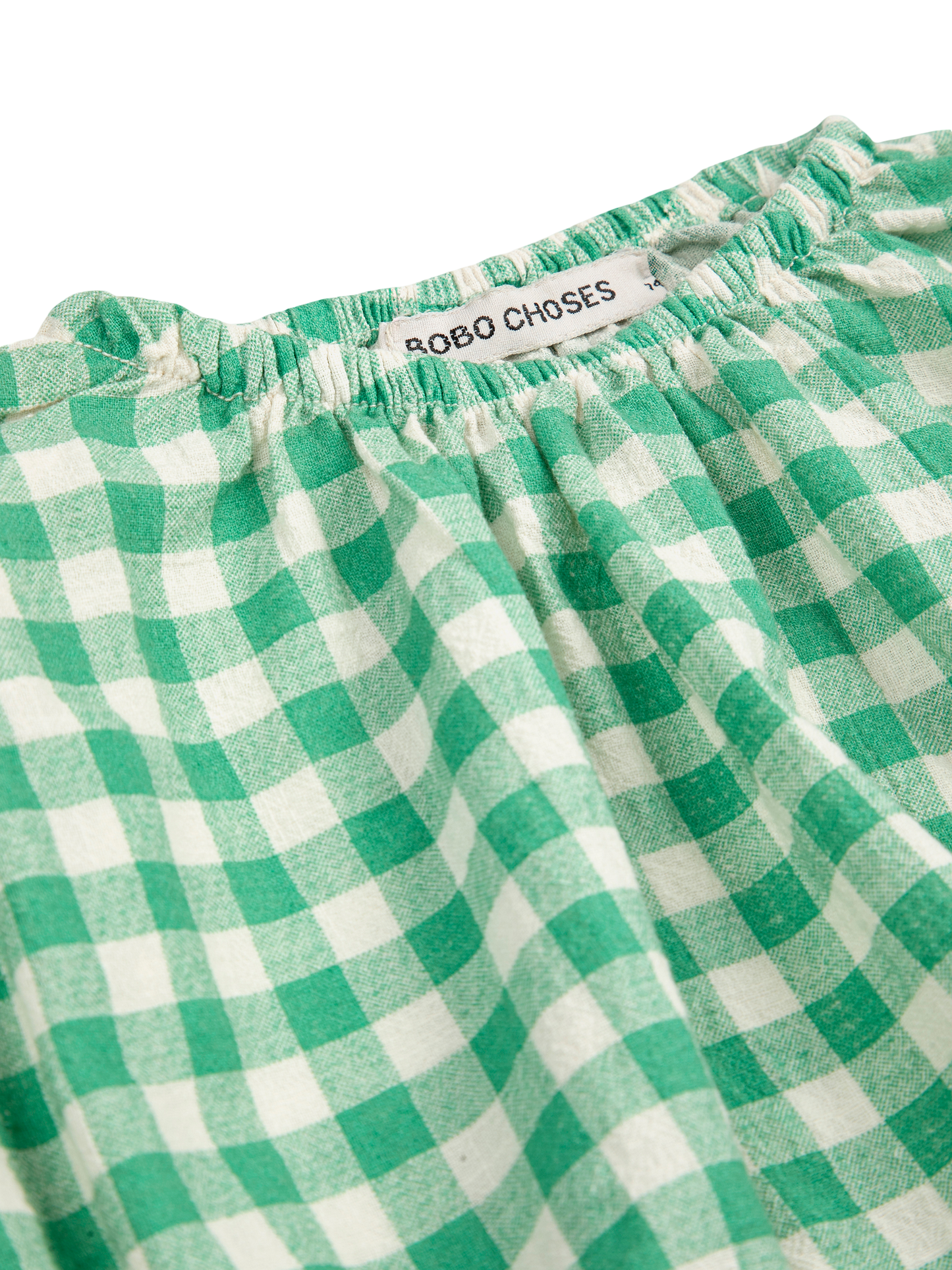 Pixel Sugar Beet Vichy Woven Blouse
