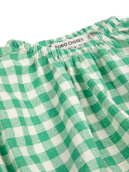 Pixel Sugar Beet Vichy Woven Blouse