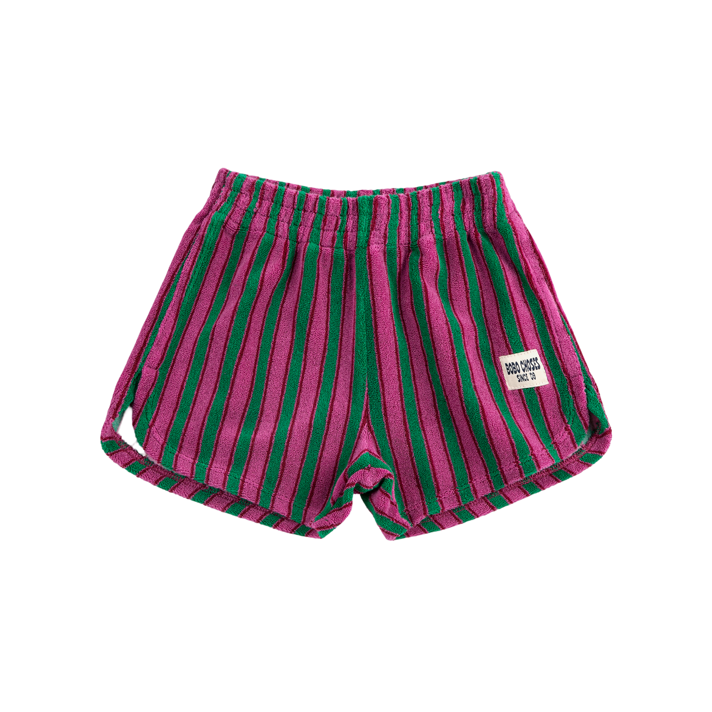 Striped Terry Cloth Shorts