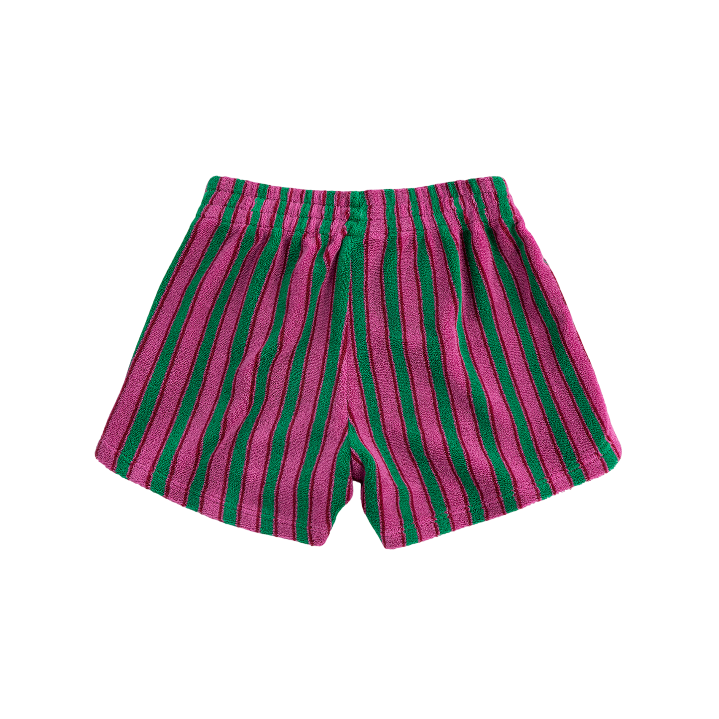Striped Terry Cloth Shorts