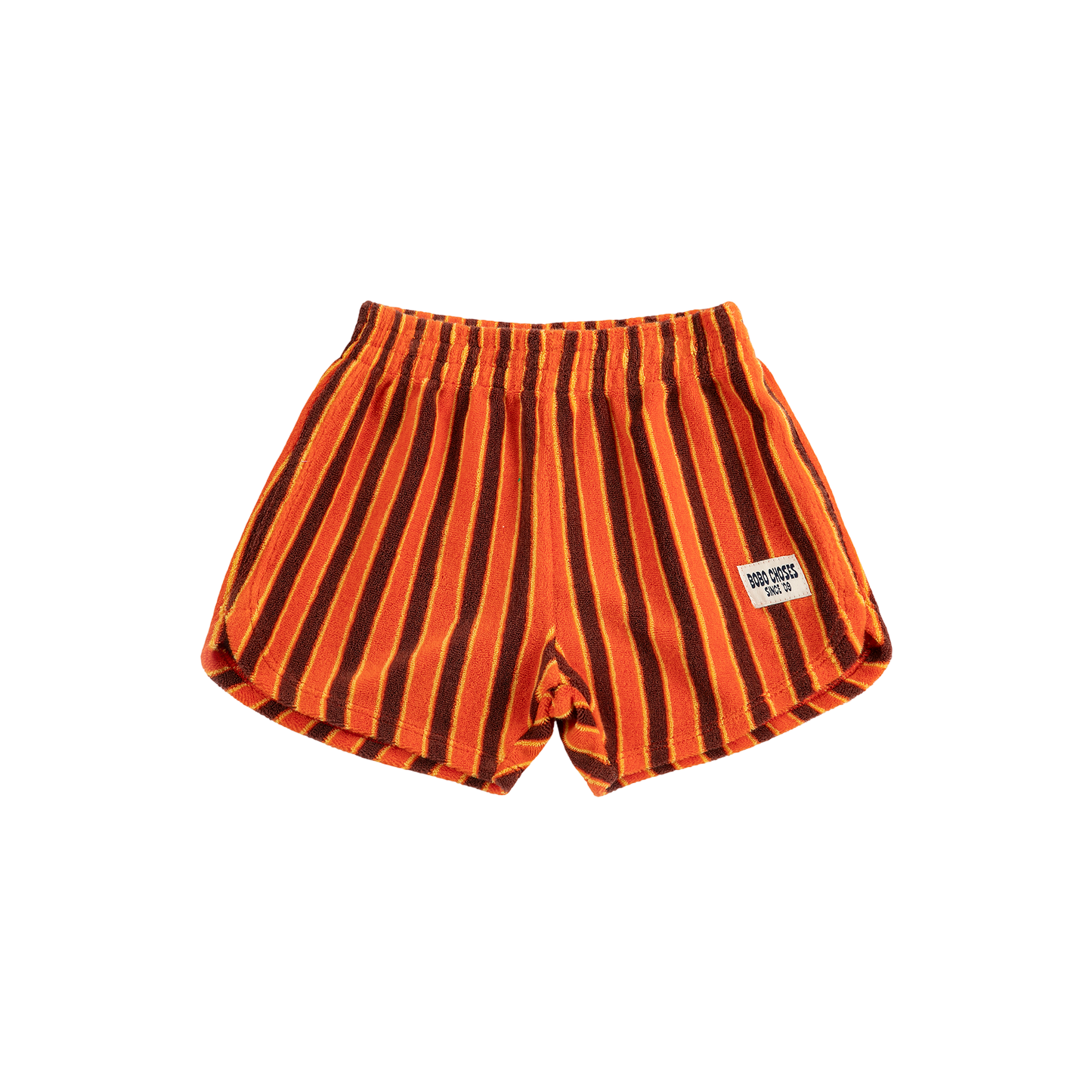 Striped Brick Terry Cloth Shorts
