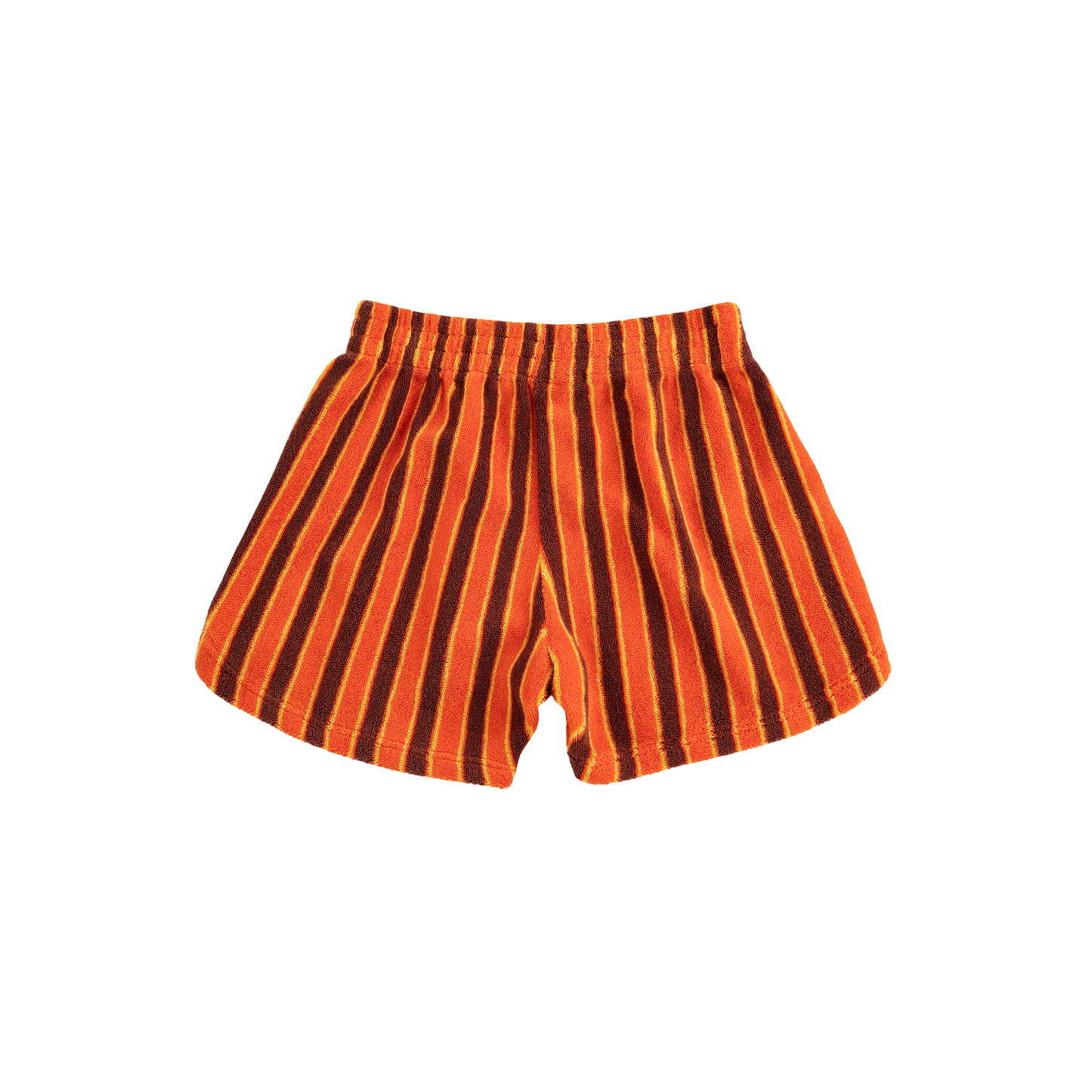 Striped Brick Terry Cloth Shorts
