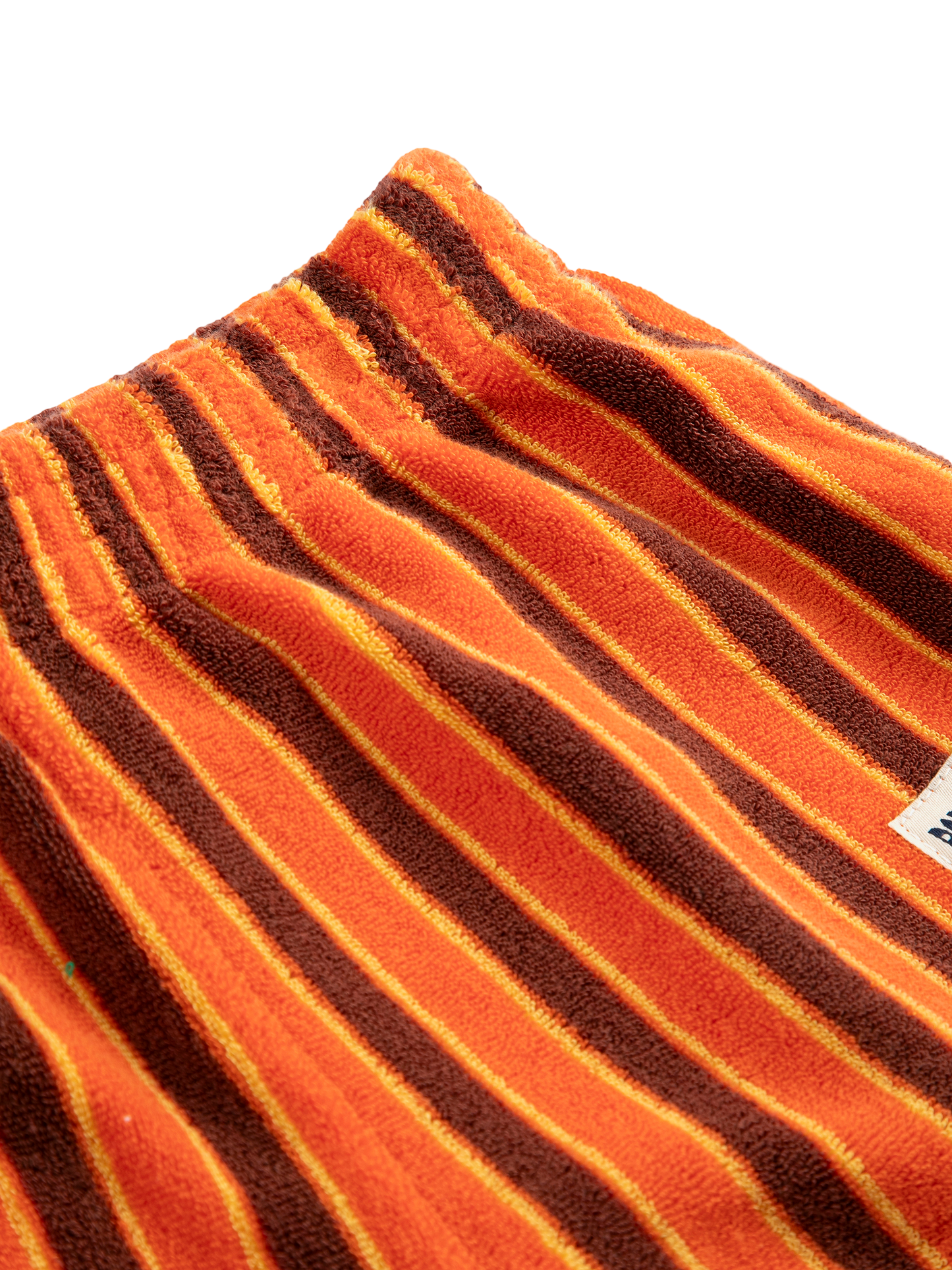 Striped Brick Terry Cloth Shorts