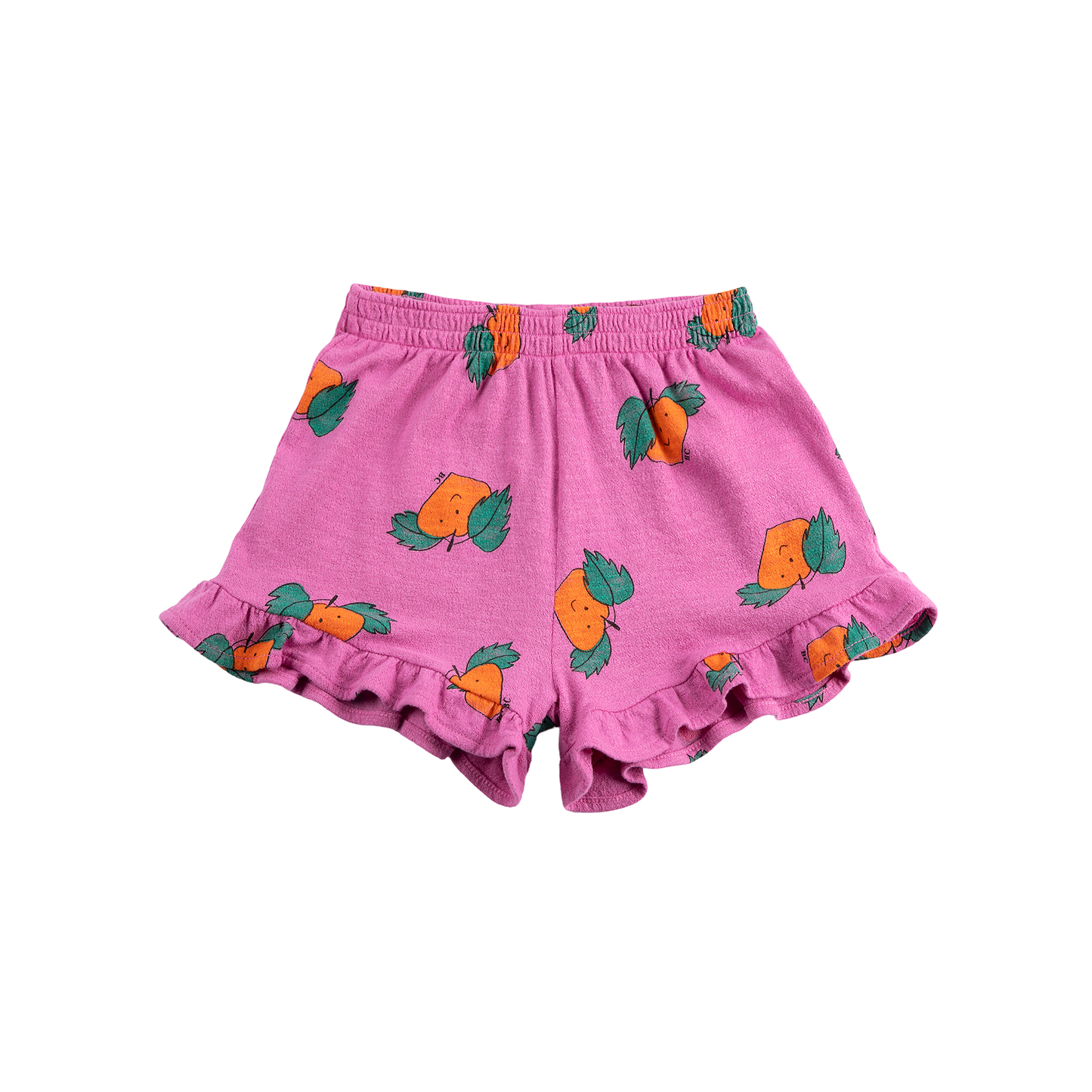 Tangerine Ruffled Shorts