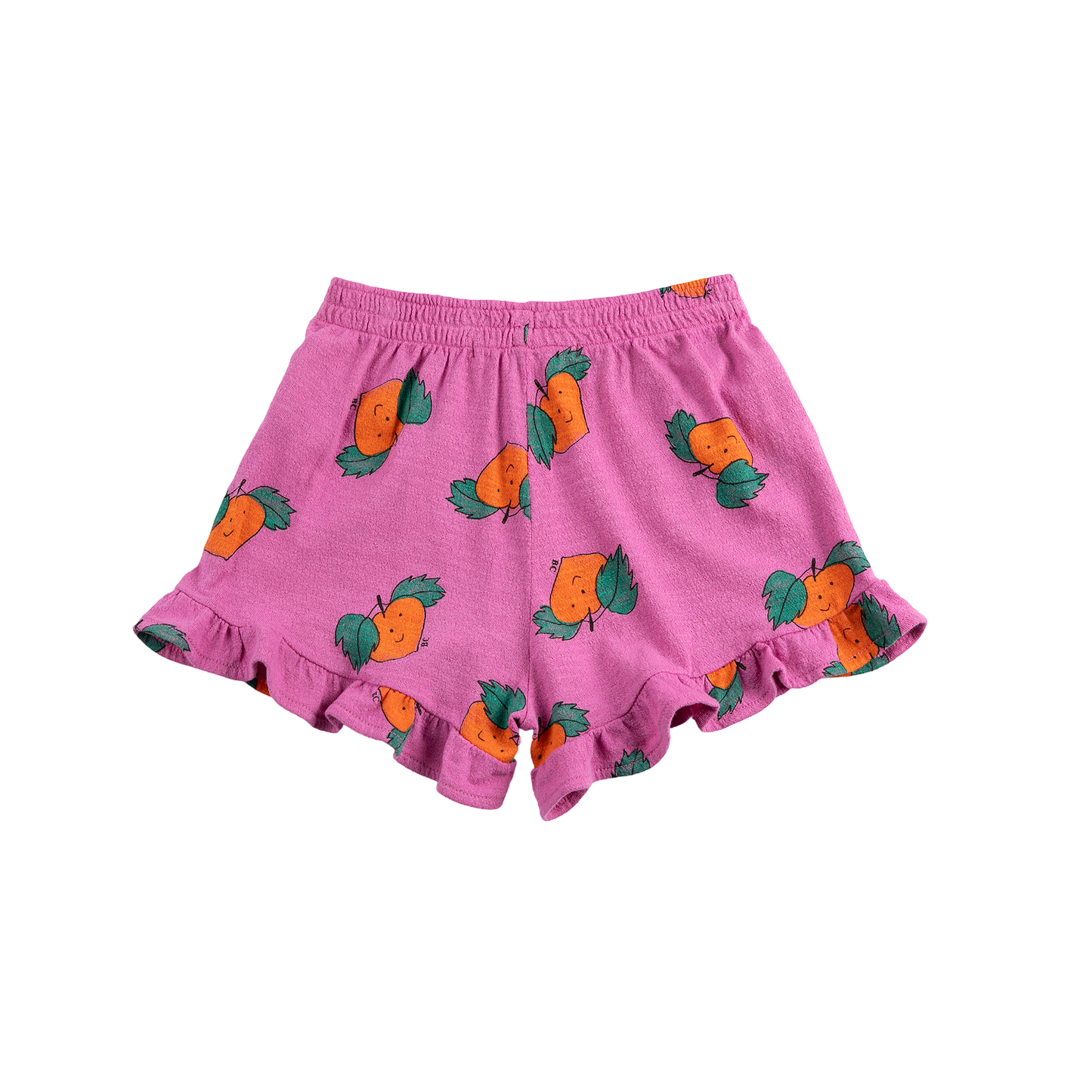 Tangerine Ruffled Shorts