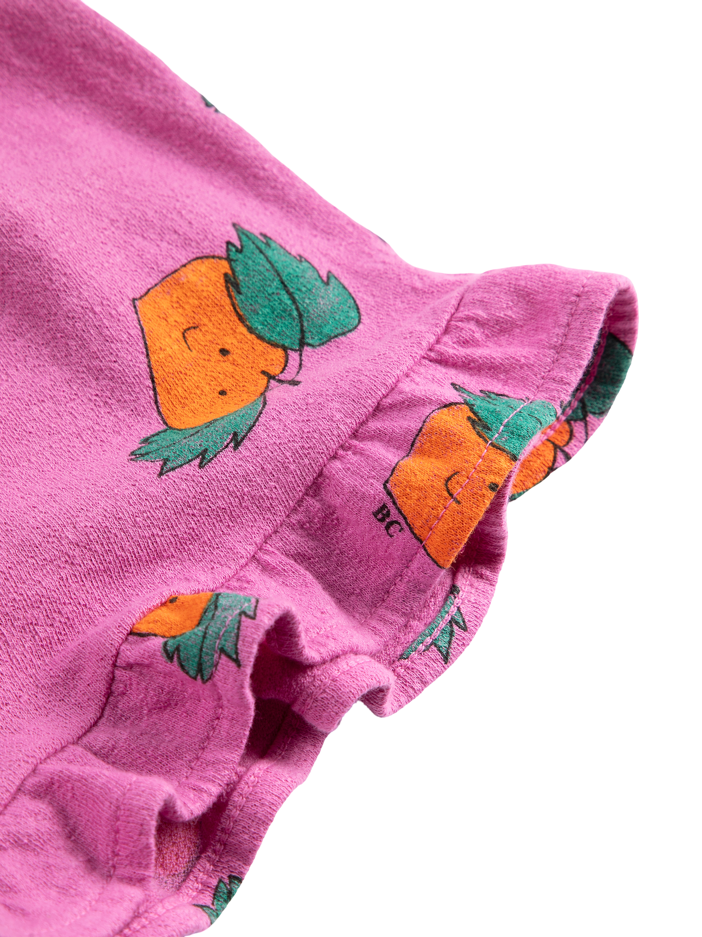 Tangerine Ruffled Shorts