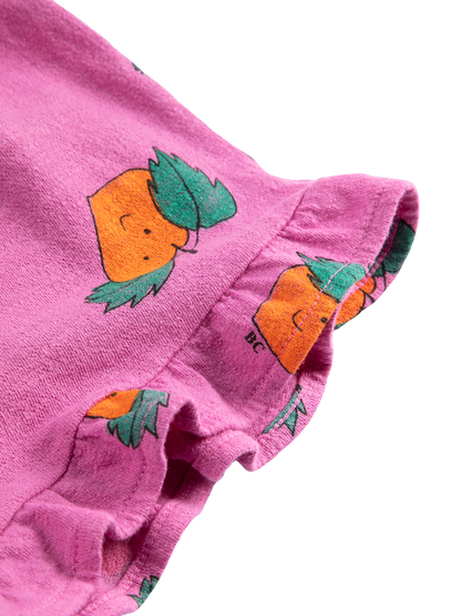 Tangerine Ruffled Shorts