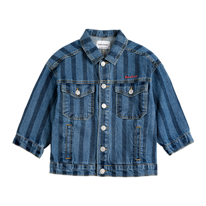 Bobo Choses Striped Denim Jacket