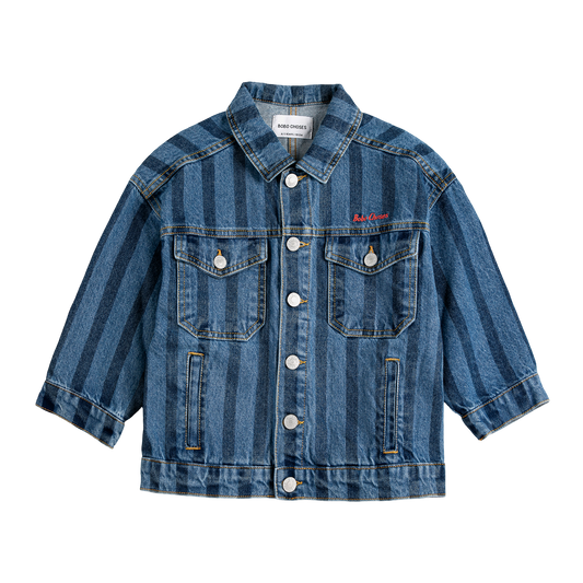 Bobo Choses Striped Denim Jacket