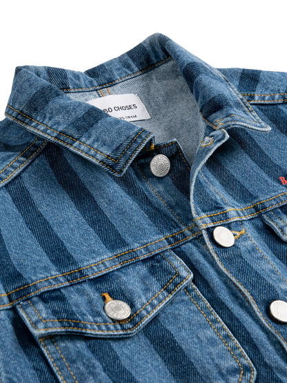 Bobo Choses Striped Denim Jacket