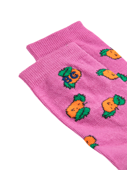Tangerine Short Socks