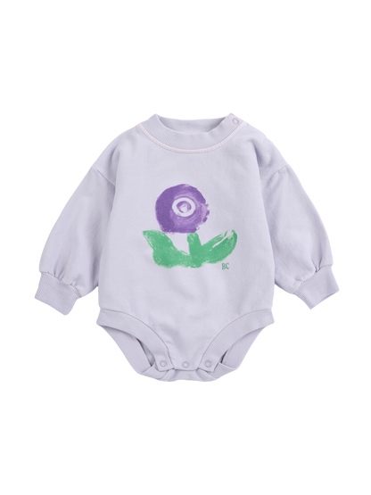 Stamp Bloom Fleece Onesie