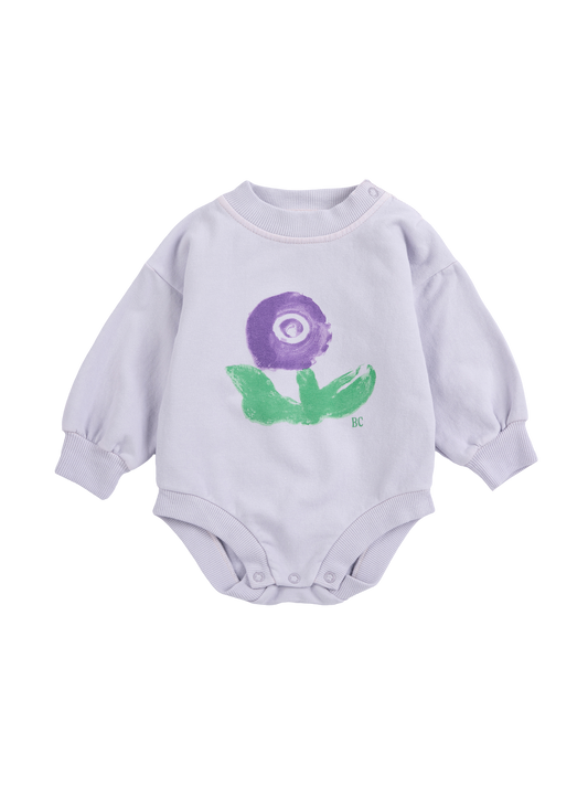 Stamp Bloom Fleece Onesie