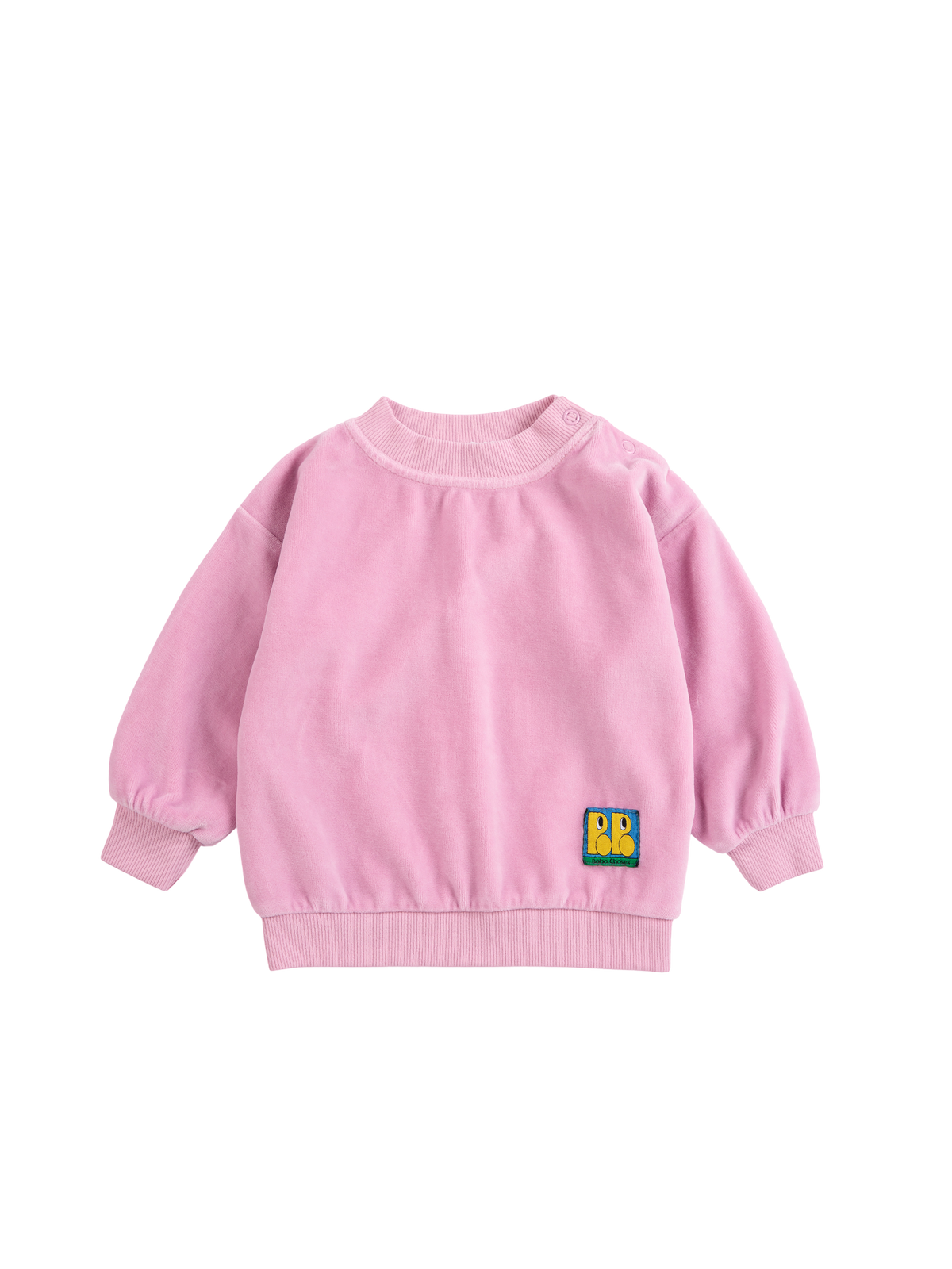 Booo Bo Choses Tag Velvet Sweatshirt