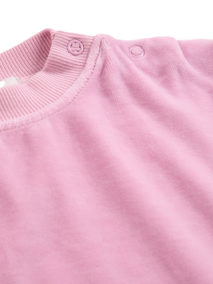 Booo Bo Choses Tag Velvet Sweatshirt