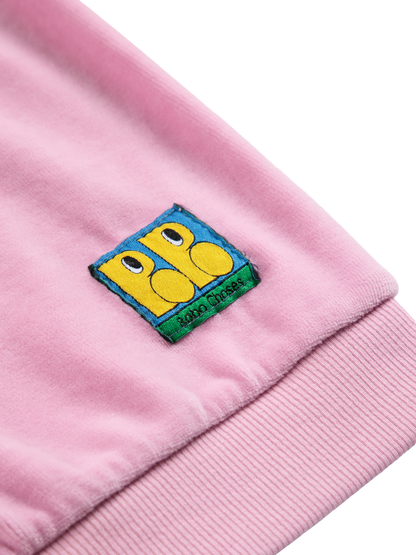 Booo Bo Choses Tag Velvet Sweatshirt