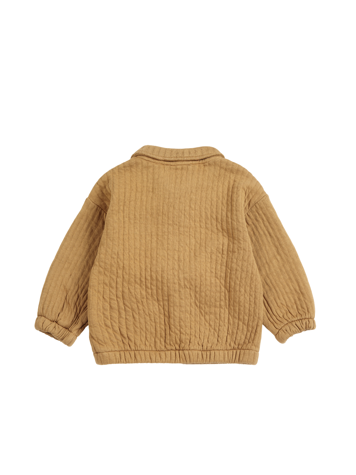 Booo Bo Choses Tag Quilted Zipped Sweatshirt