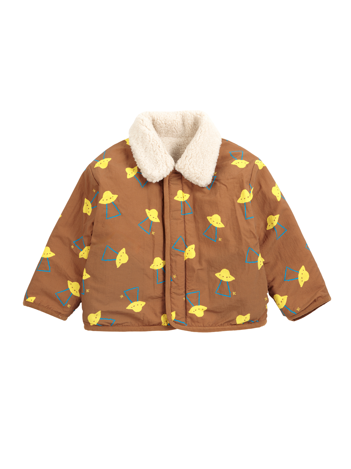 Pixel Abduction Sheepskin Reversible Jacket
