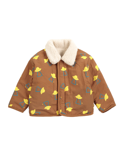 Pixel Abduction Sheepskin Reversible Jacket