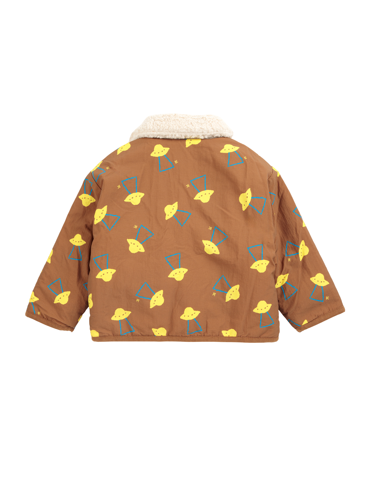 Pixel Abduction Sheepskin Reversible Jacket