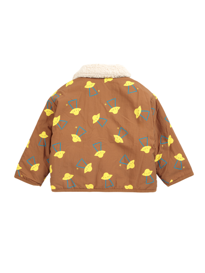 Pixel Abduction Sheepskin Reversible Jacket