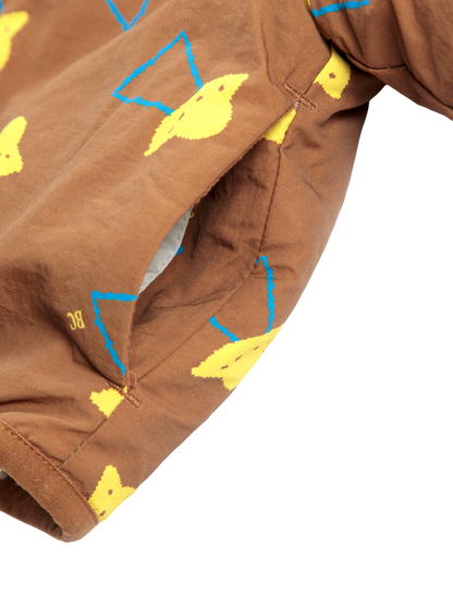 Pixel Abduction Sheepskin Reversible Jacket
