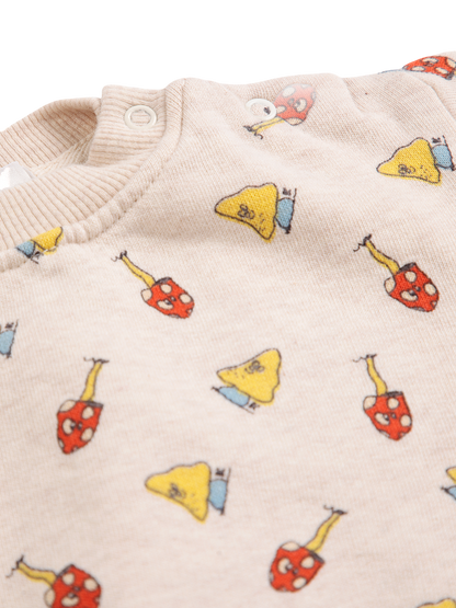 Mush Monster Duo All Over Baby Sweatshirt